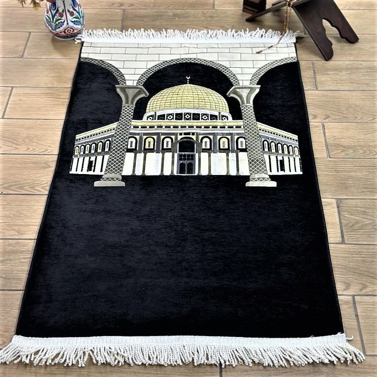 Kudüs Seccade 111*65 cm 462 gr- Siyah