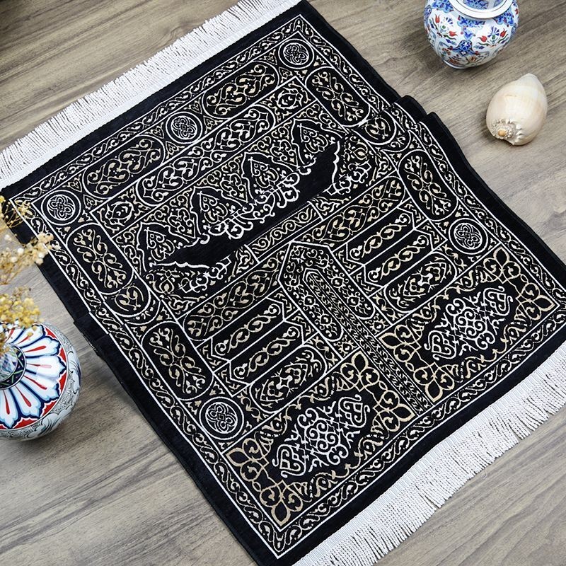 Hediyelik Kabe Kapısı Motifli Seccade 70x120 cm - 330 gr