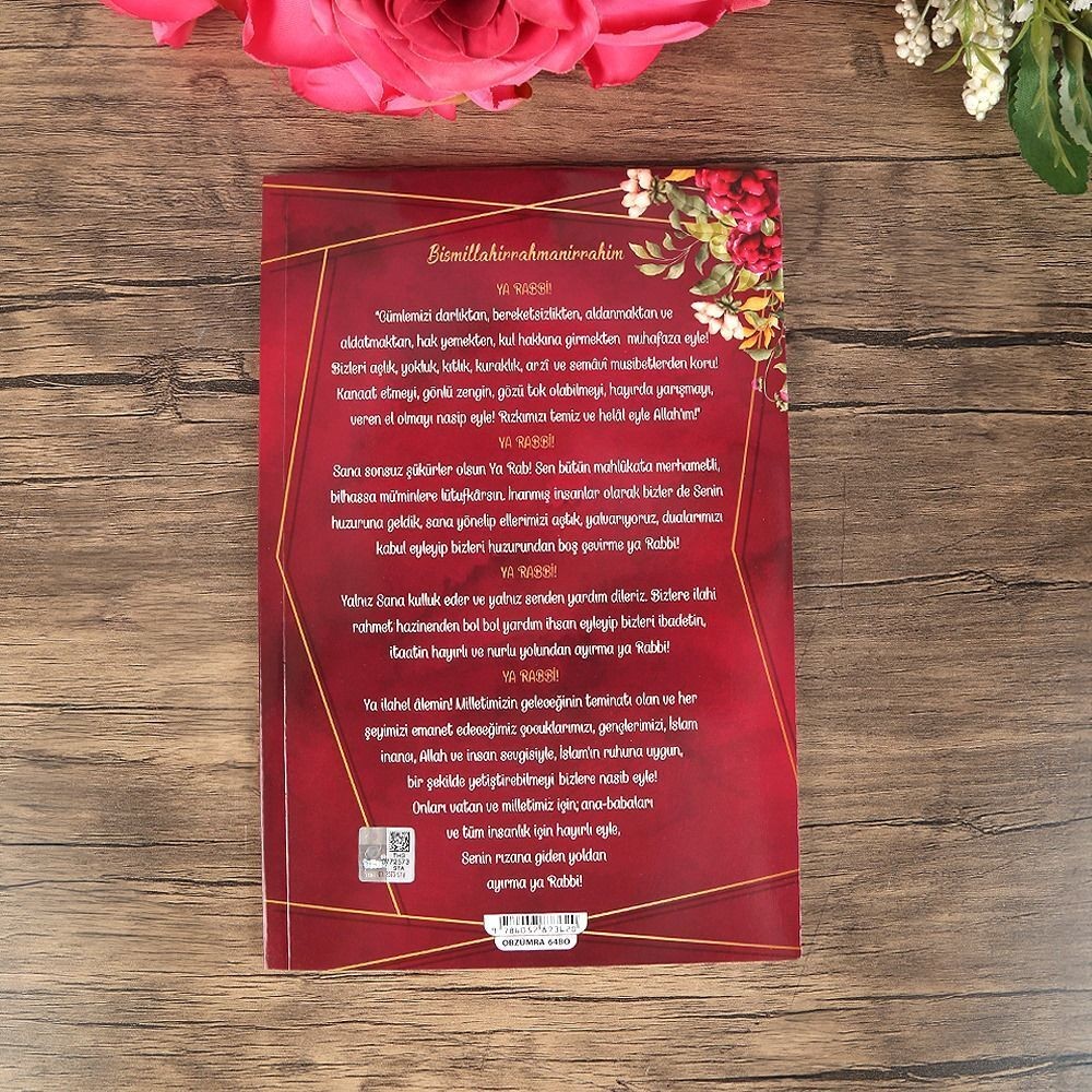 Ekonomik Yasin Kitabı ( Ortaboy 16×24, 64 Sayfa ) İsme Özel Etiket Hediyeli-Bordo