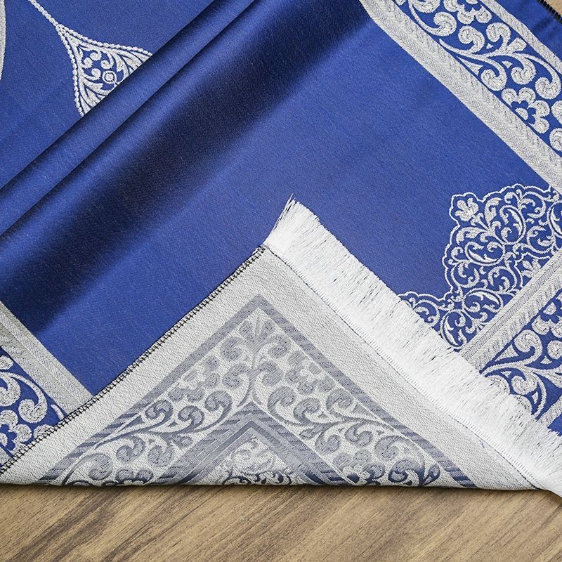 Hediyelik Rumi Desen Seccade - Lacivert 70x128 cm - 364 gr