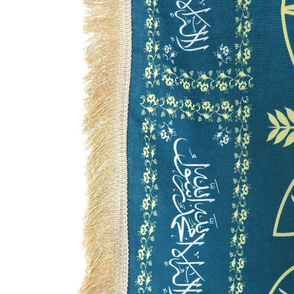 Dijital Baskılı Tabut Örtüsü Turkuaz Raşel Kumaş (114x240 cm) 880 gr