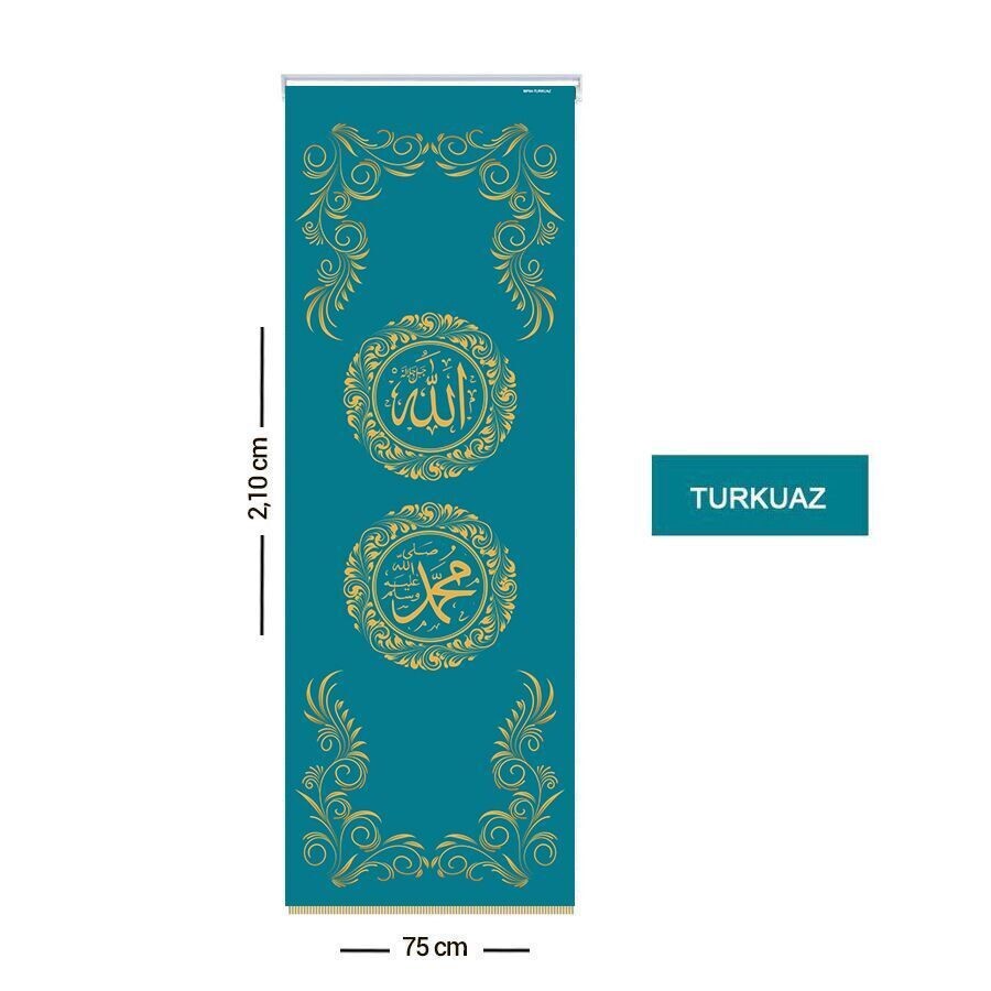 Lafzatullah & İsmi Nebi Storlu Minber Perdesi   75 * 210