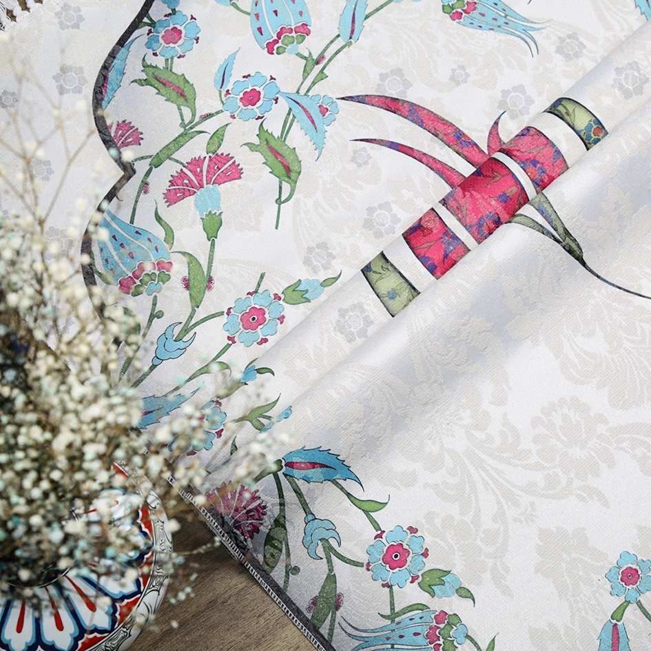 Hediyelik İnce Pamuk Seccade Fuşya - Lale 70x117 cm - 370 gr