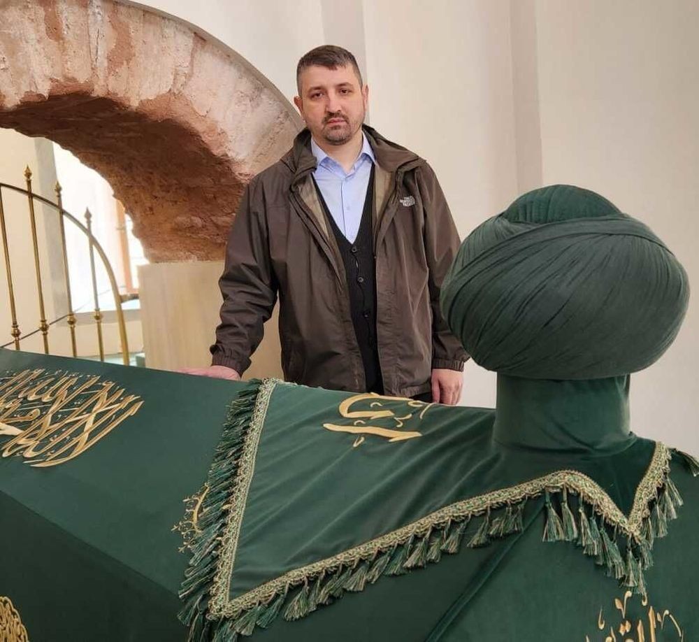 Tabut Türbe Sanduka Örtüsü Hz. Cabir R.A Sanduka Türbe Tabut Örtüsü Ayvansaray Fatih