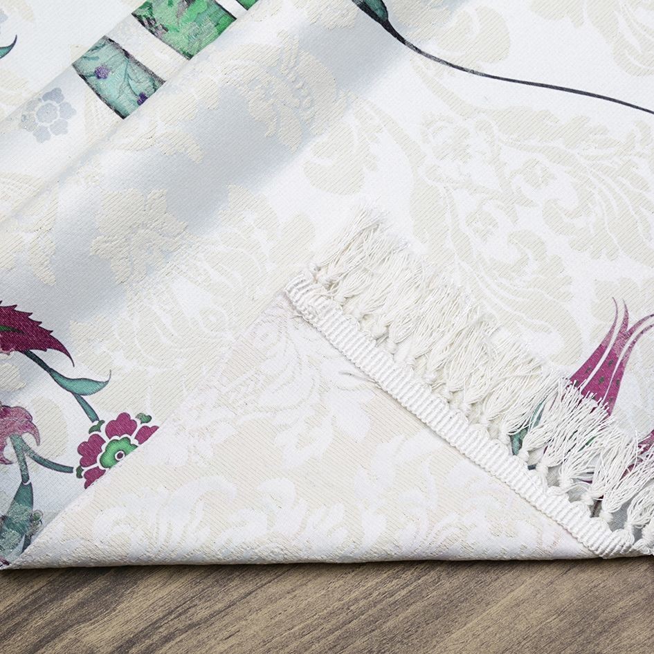 İnce Pamuk Seccade Yeşil - Lale 70x117 cm - 370 gr