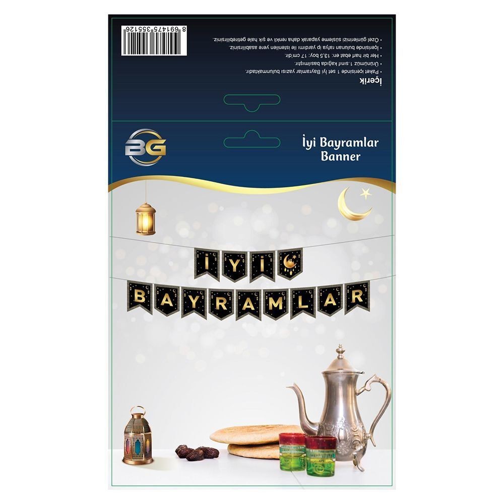 Ramazan Süsü İyi Bayramlar Banner