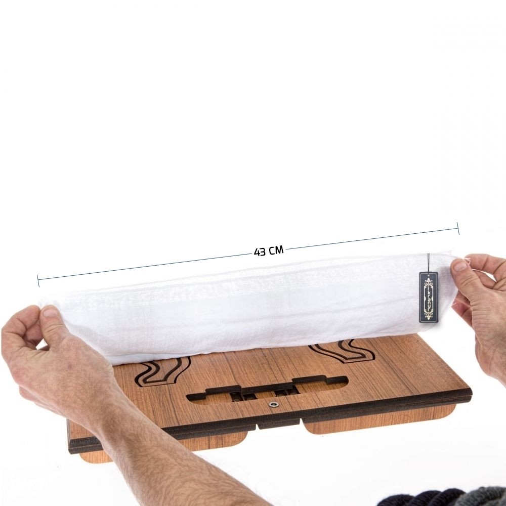 Sarık Kumaşı Beyaz % 100 Pamuk  (43 * 300 cm)