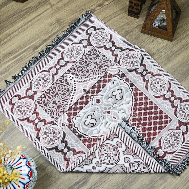 Seccade Süper Simli Broker Bordo 68x110 cm - 170 gr