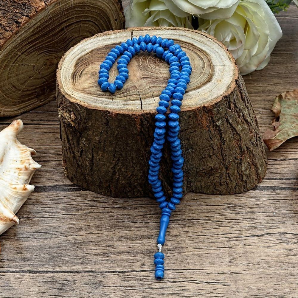 Ekonomik Orta Boy Yasin, Tesbih, Süslemeli Asetat Kutulu (25*18 cm 150 gr)Mavi