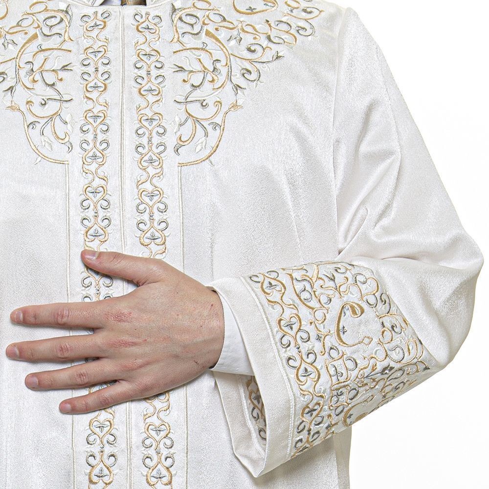Lüks Nevevi İmam Cübbesi - Krem