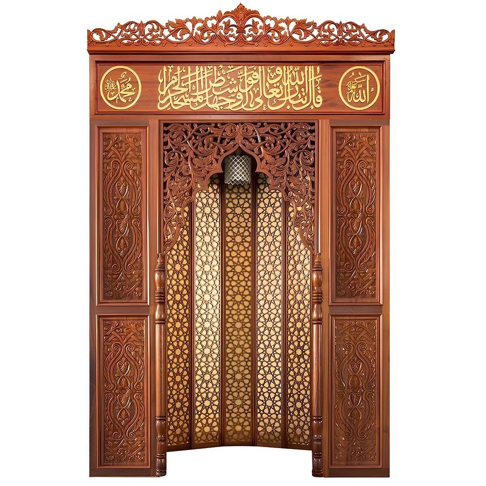 Portatif Mescit ve Evler için Dijital Baskılı Mihrap 140 * 200 cm