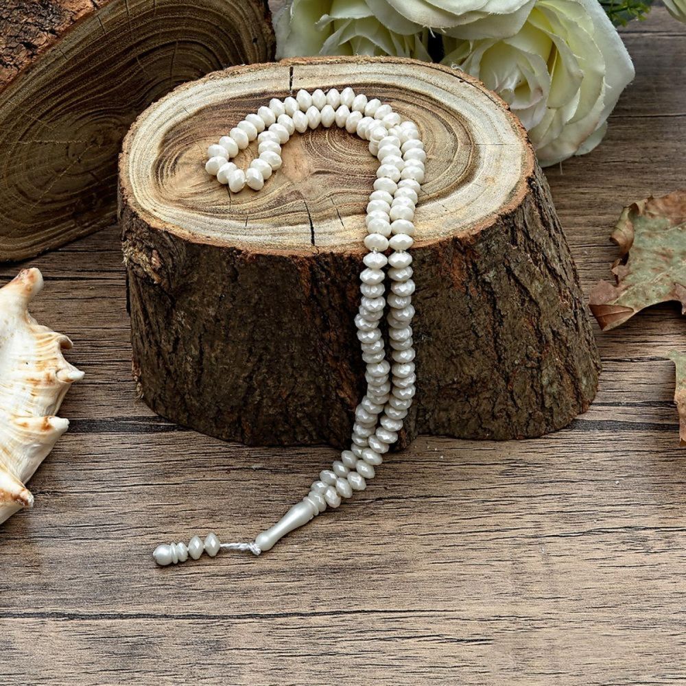 Kalpli Kutuda Kokulu Tesbih İnci Sedef