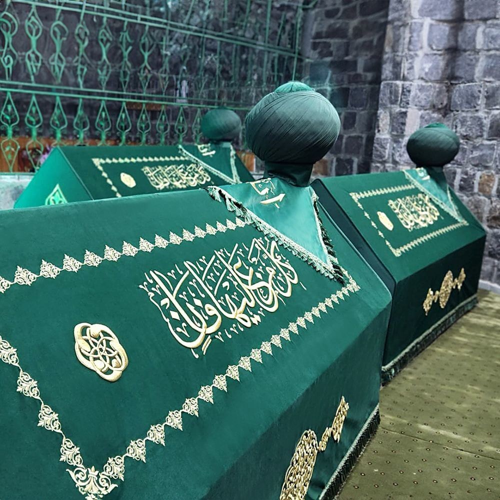 Sanduka Turbe Tabut Örtüsü & Puşide Diyarbakır Şeyhan Köyü Şeyh Seyyid Ağbaş Dede ( Özel Ölçü Yapılmaktadır.)