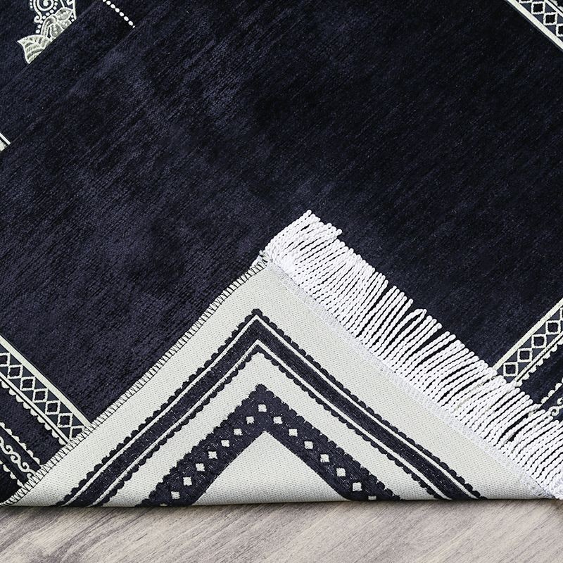 Ramadan Kerim  Şönil Seccade Siyah 68x110 cm - 330 gr