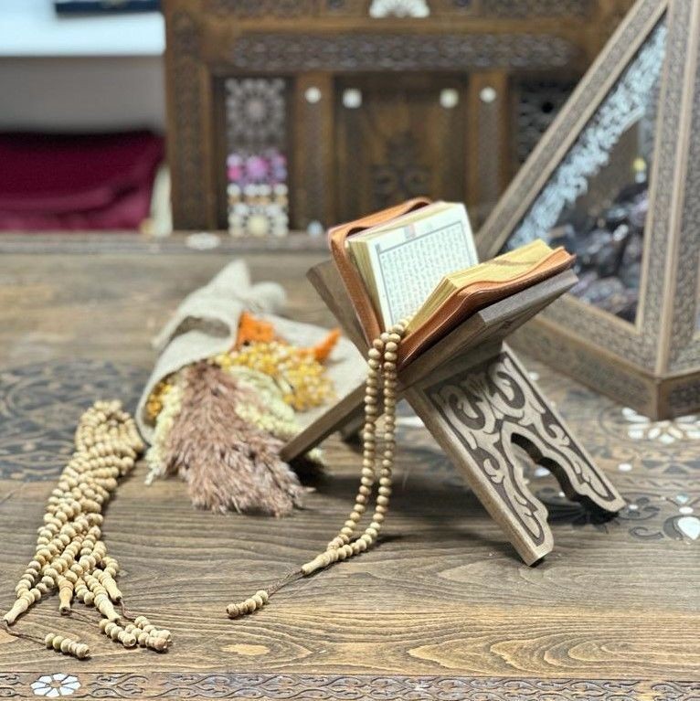 Kabe Kokulu 99 lük Zeytin Krem Ahşap Tesbih 8 mm