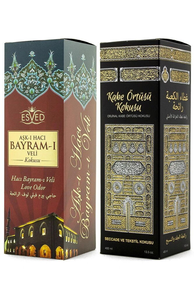 2 li Kabe Örtüsü Kokusu Ve Hacı Bayram Veli Kokusu Sprey 400 Ml.