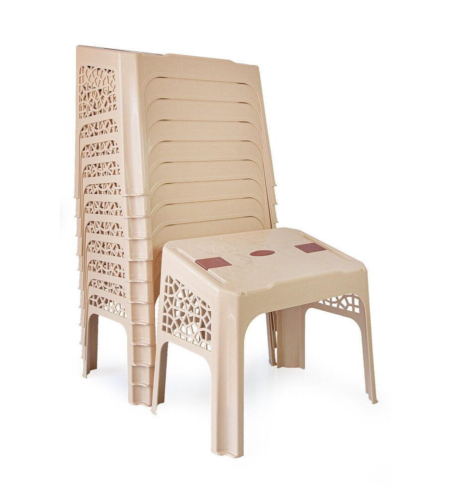 Plastik Rahle Mevlevi Model 12 Adet ( 47×31 ) Krem + 12'li Namaz Takke Hediyeli