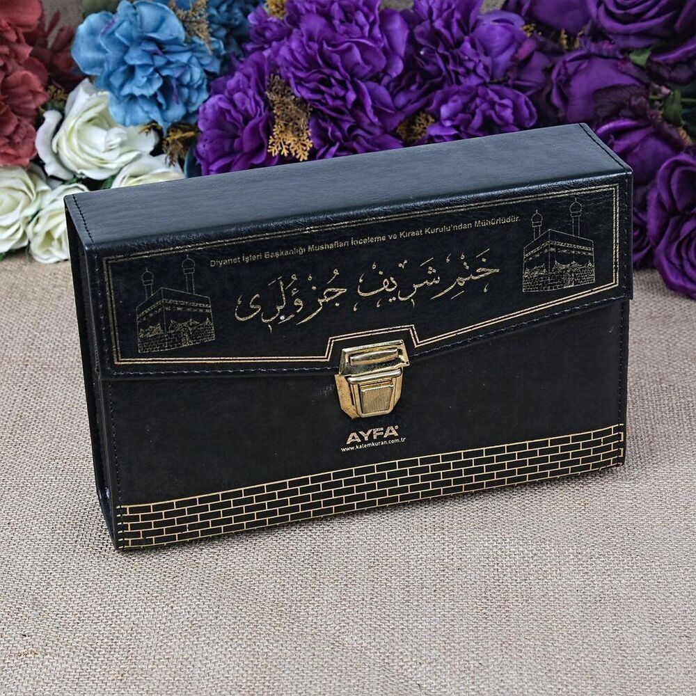 30 Cüz Kur'an-ı Kerim Orta Boy - Özel Çantalı - Kabe Mühürlü (17x24.50 cm)