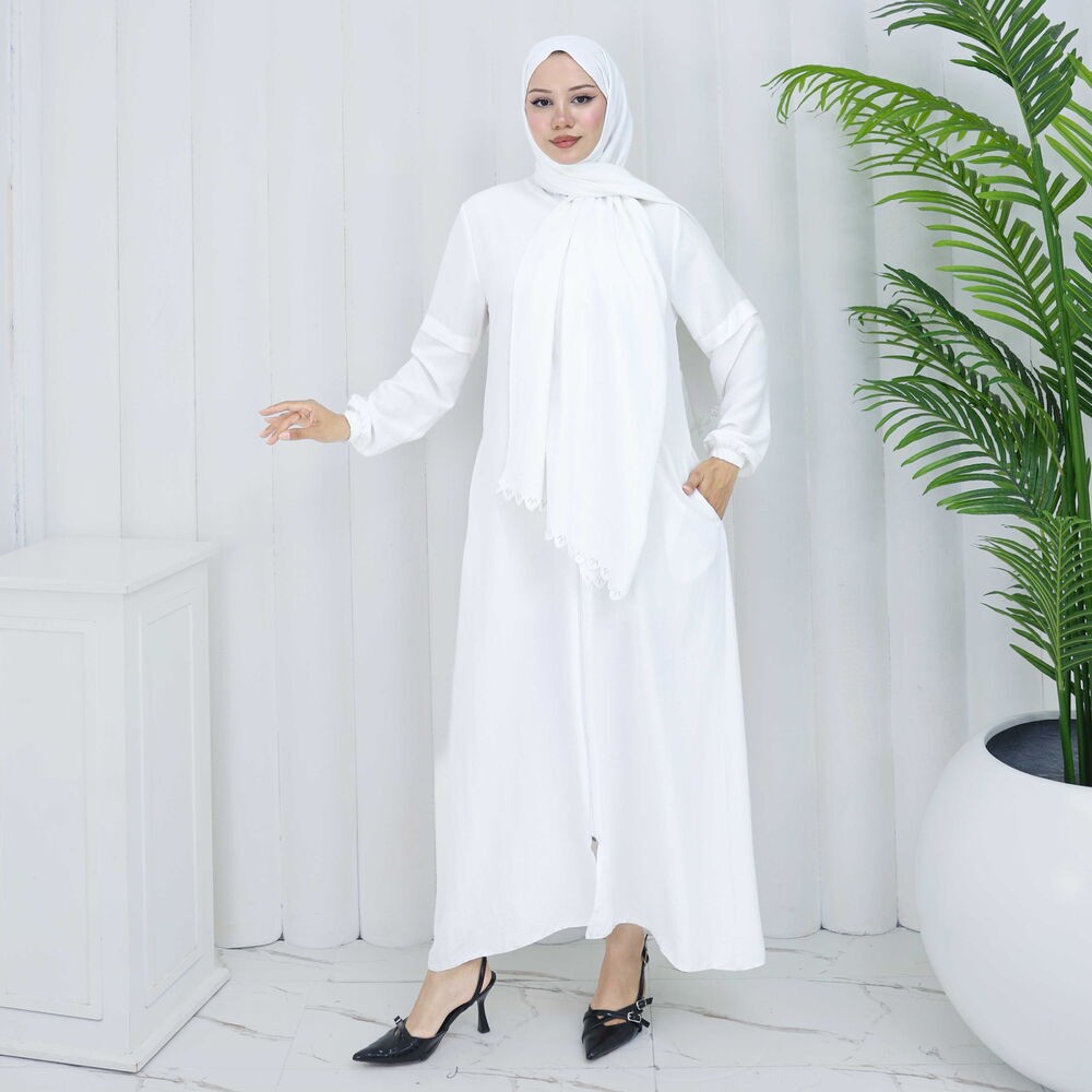 Namaz Elbisesi Bayan Beyaz