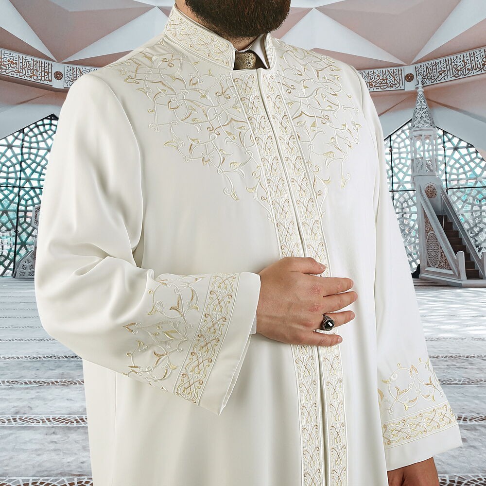 Handeme İmam Cübbesi Krem