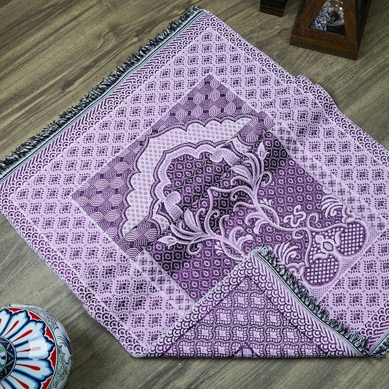Seccade Süper Simli Broker Mor 68x110 cm - 170 gr