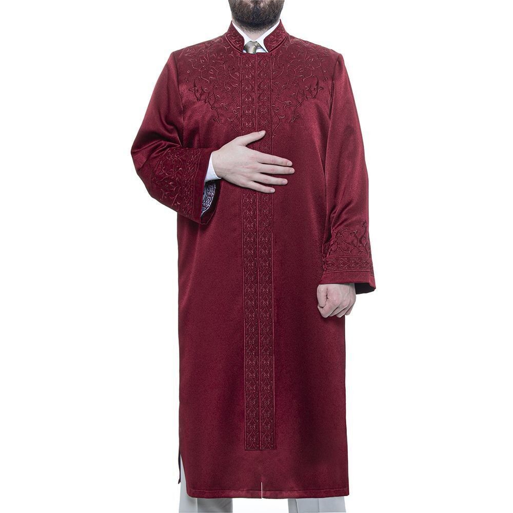 Lüks Mevlevi İmam Cübbesi Bordo