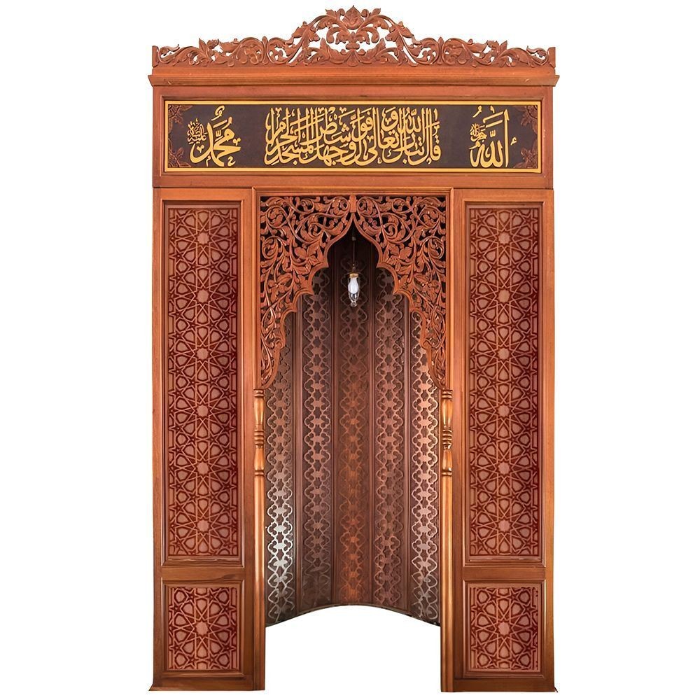 Portatif Mescit ve Evler için Dijital Baskılı Mihrap 140 * 200 cm