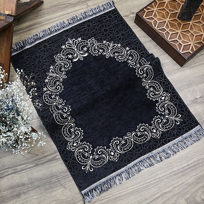 Seccade Munis Siyah 65x115 cm - 320 gr