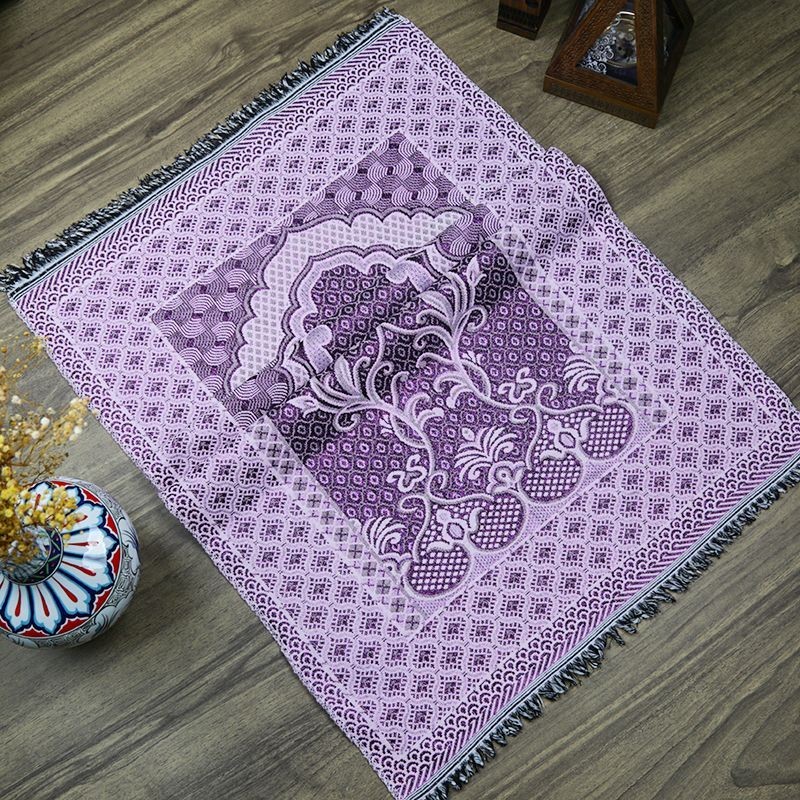Seccade Süper Simli Broker Mor 68x110 cm - 170 gr