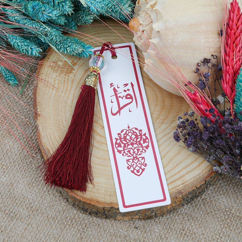 İkra Yazılı Kitap Ayracı - Kırmızı