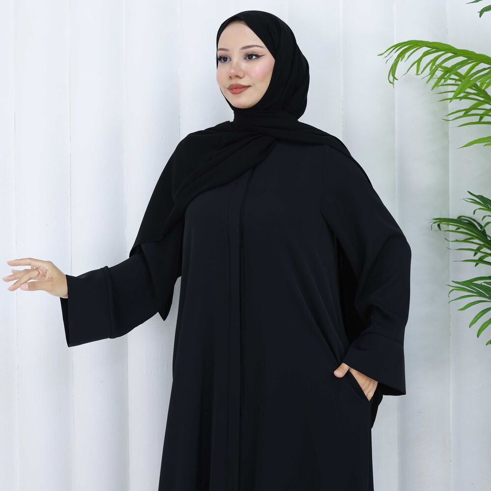 Bayan Abaya Siyah Elbise