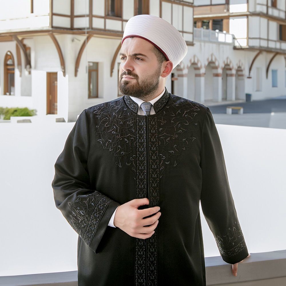 Lüks Şecaat İmam Cübbesi Siyah