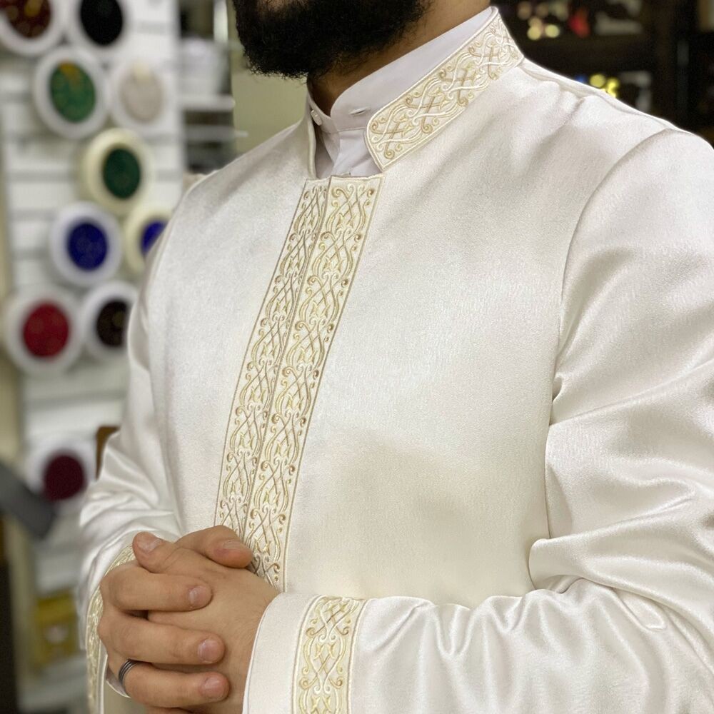 Lüks Hilye İmam Cübbesi Krem
