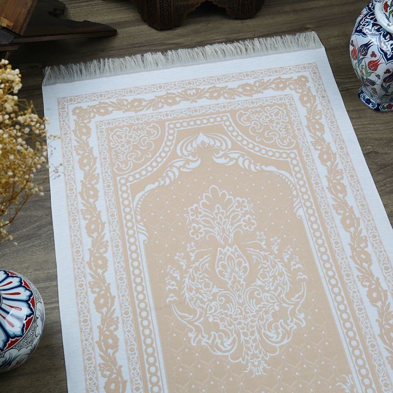 Hediyelik Pamuklu Seccade Turuncu 68x110 cm - 330 gr