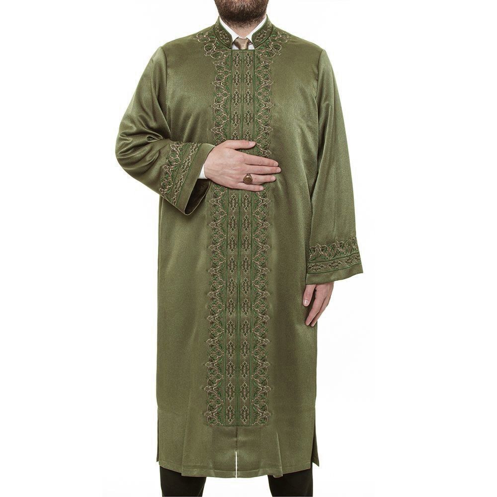 Lüks Ayasofya İmam Cübbesi Yeşil