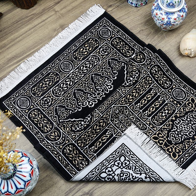 Hediyelik Kabe Kapısı Motifli Seccade 70x120 cm - 330 gr