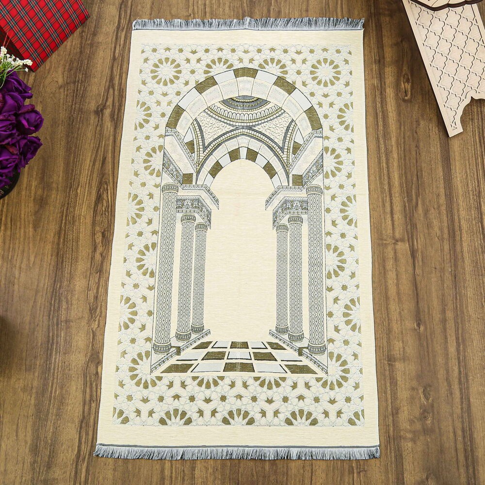 Medine Lüks Şönil Seccade Krem (66x116cm) 520 gr