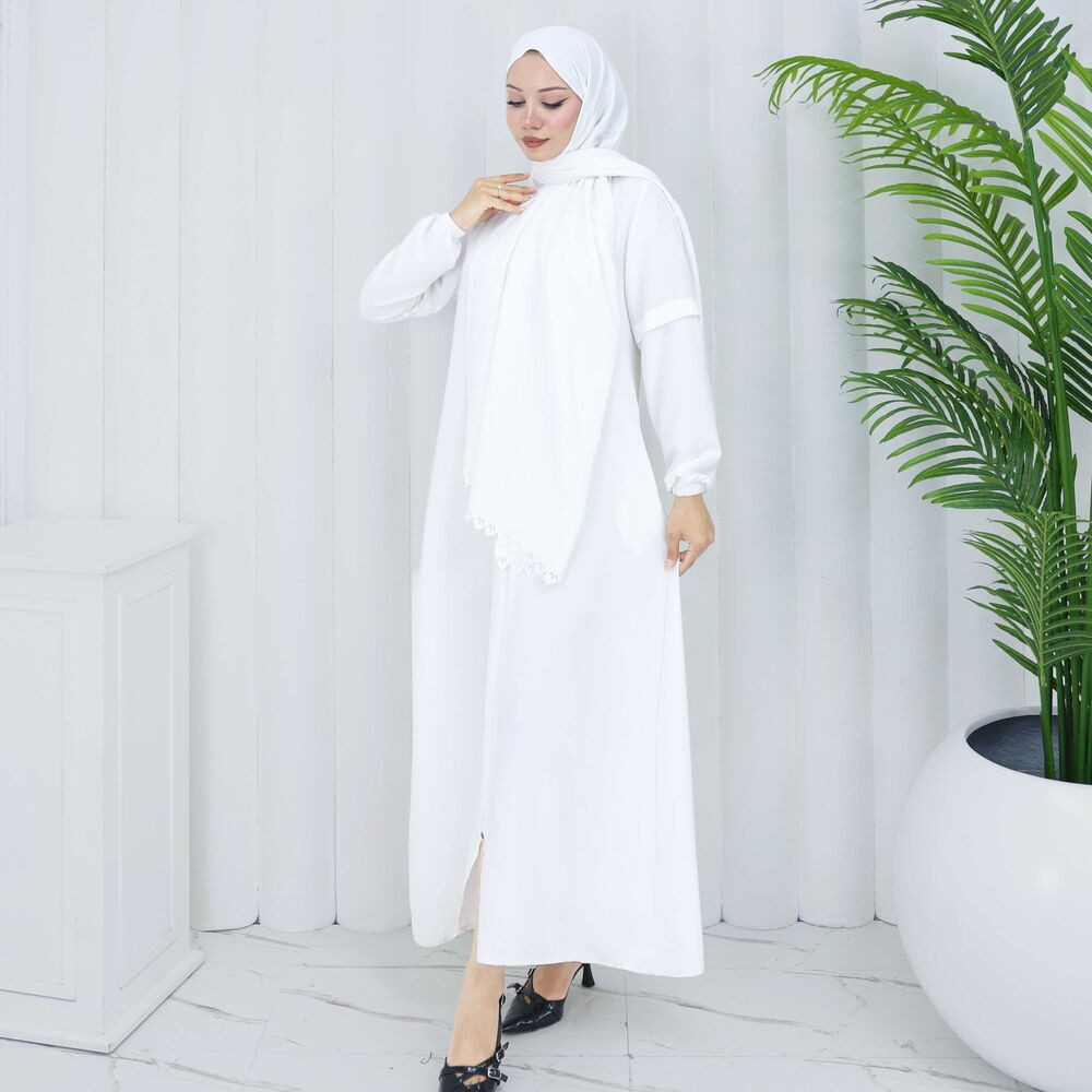 Namaz Elbisesi Bayan Beyaz