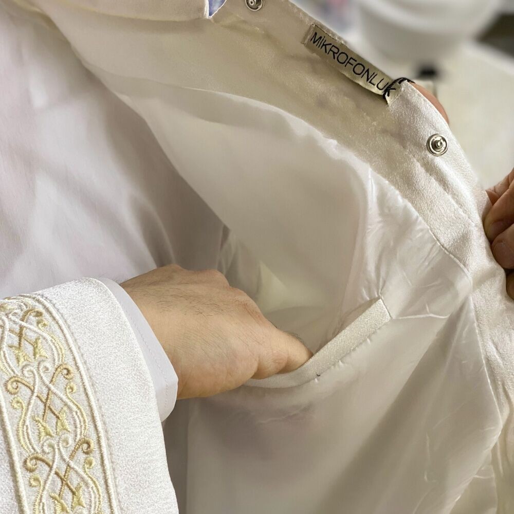 Lüks Hilye İmam Cübbesi Krem
