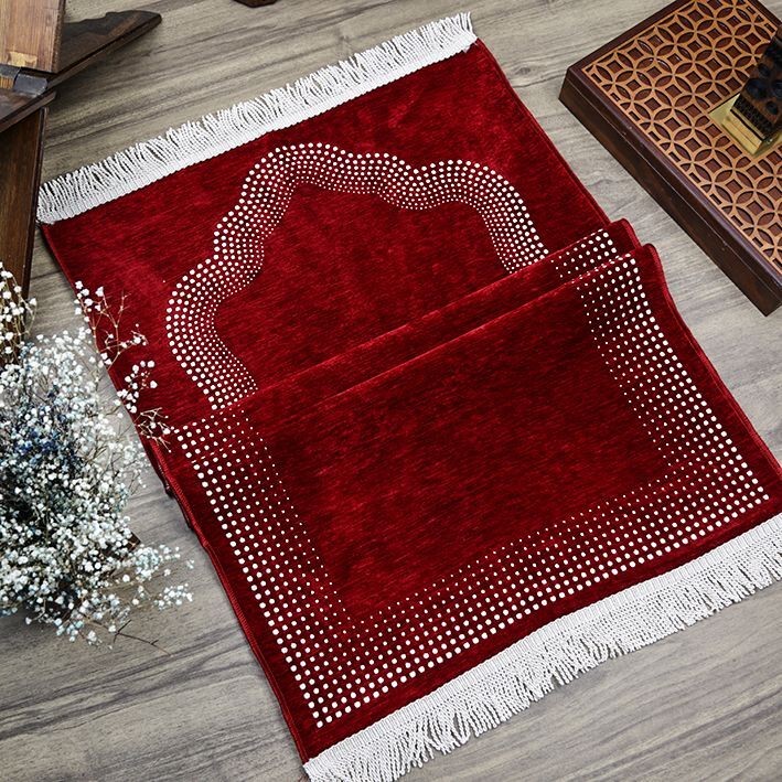 Seccade Zümra Bordo 65x115 cm - 430 gr