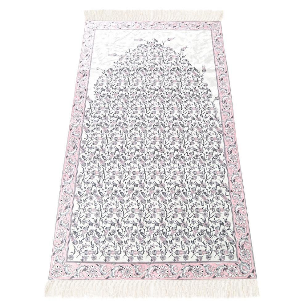 Damat Bohçası Seccadesi Çini Desen Pembe