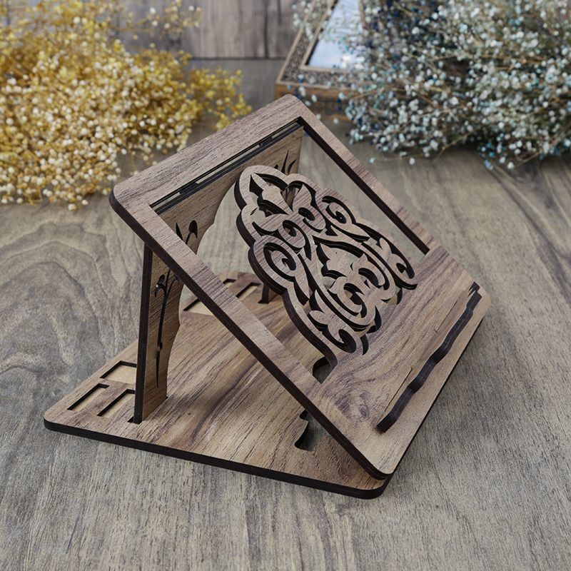 Masa Üstü Ahşap MDF Tablet Standı ve Kitap Okuma Rahlesi 25x20