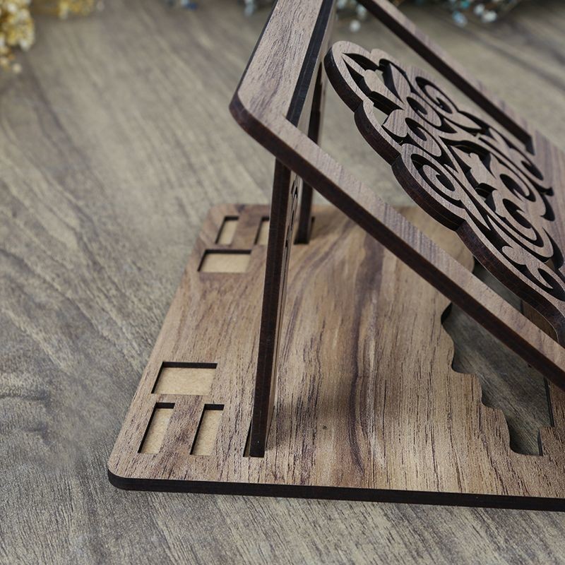 Masa Üstü Ahşap MDF Tablet Standı ve Kitap Okuma Rahlesi 25x20