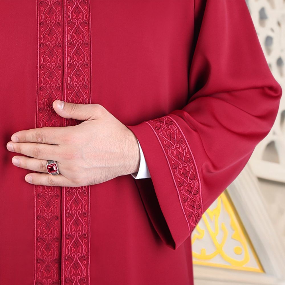 Harezmi İmam Cübbesi Bordo