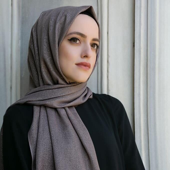 Hediyelik Vizon Şal & İnci Tesbih Güllü Vizon