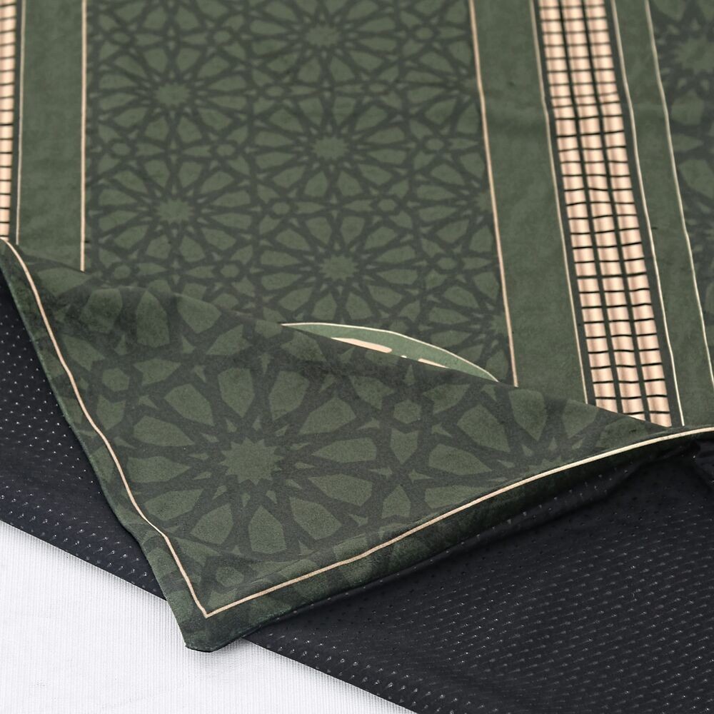 Astarlı Ortadoğu Kadife Seccade Yeşil 63×116 cm 268 gr