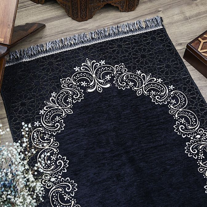 Seccade Munis Siyah 65x115 cm - 320 gr