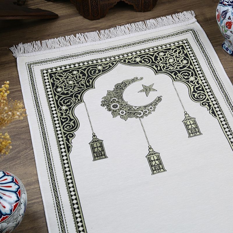 Ramadan  Kerim  Şönil Seccade Krem 68x110 cm - 330 gr