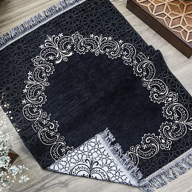 Seccade Munis Siyah 65x115 cm - 320 gr