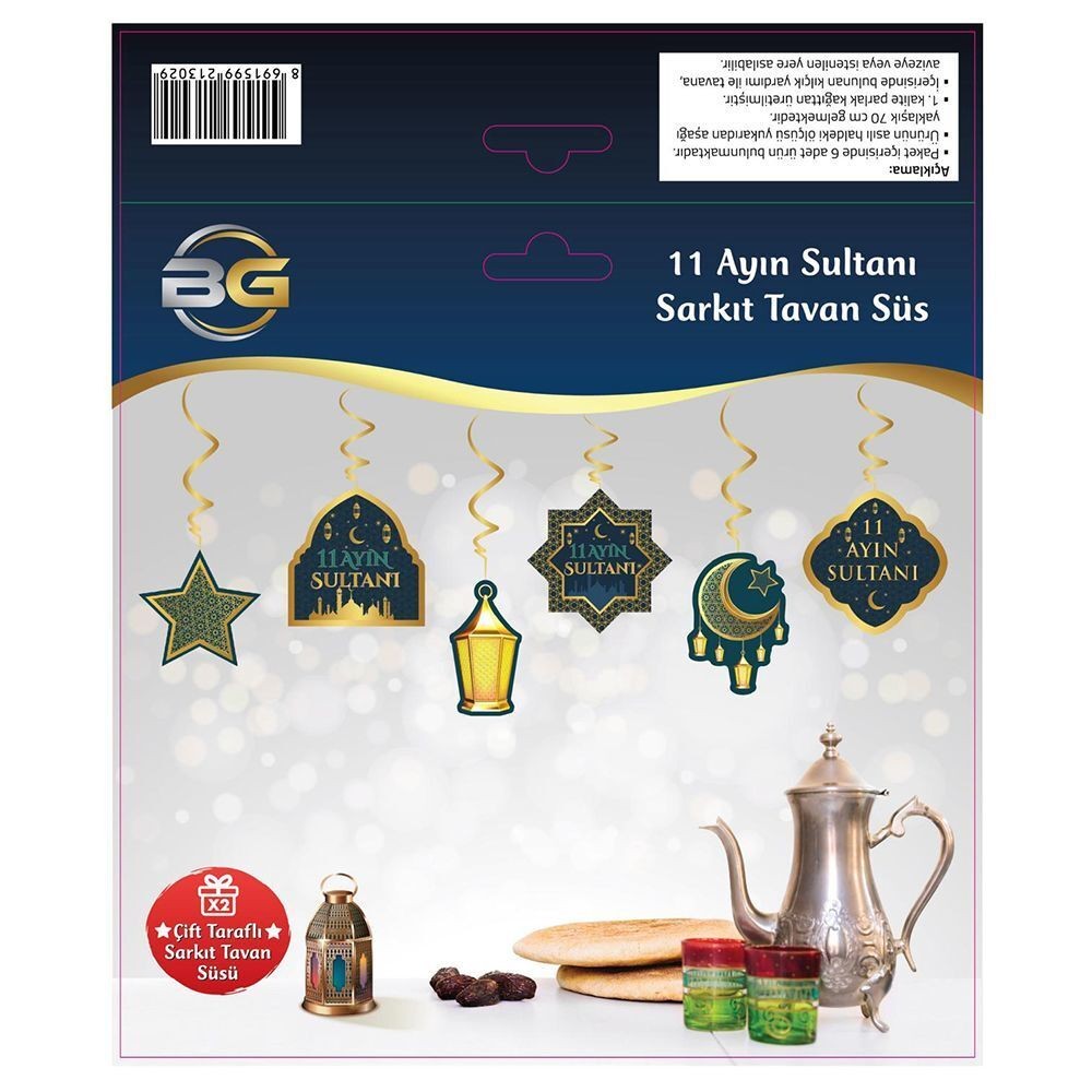 Ramazan Süsü 11 Ayın Sultanı Sarkıt Tavan Süsü Ramadan Kerim